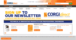 Desktop Screenshot of corgi-direct.com